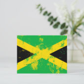 Flagge Jamaikas Postkarte (Stehend Vorderseite)