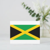 Flagge Jamaikas Postkarte (Stehend Vorderseite)