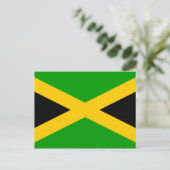 Flagge Jamaikas Postkarte (Stehend Vorderseite)