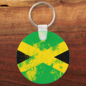 Flagge Jamaikas Schlüsselanhänger (Vorderseite)