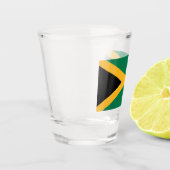 Flagge Jamaikas Schnapsglas (Links)