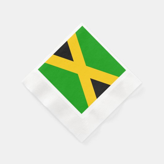 Flagge Jamaikas Serviette (Ecke)