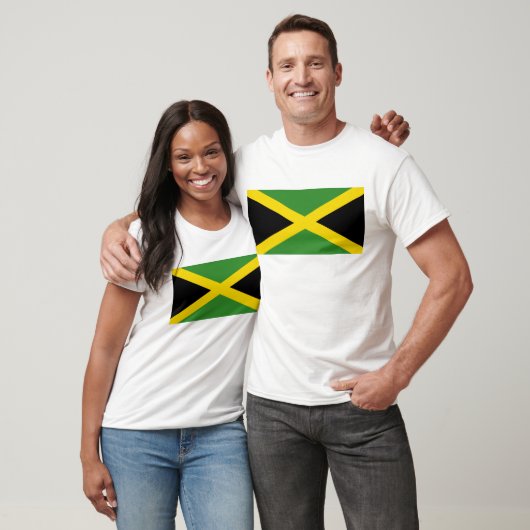 Flagge Jamaikas T-Shirt (Unisex)