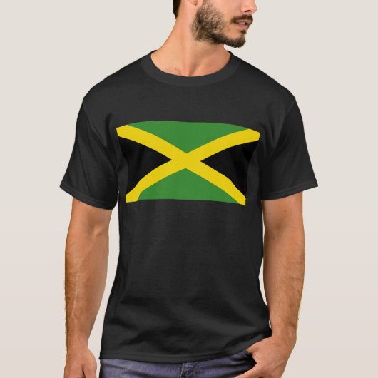 Flagge Jamaikas T-Shirt (Vorderseite)