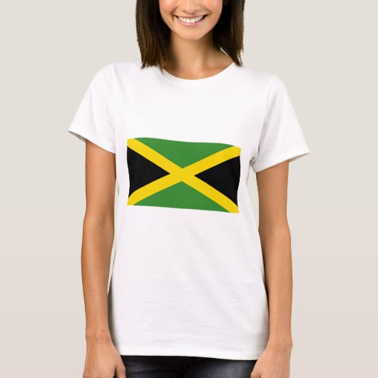 Flagge Jamaikas T-Shirt (Vorderseite)