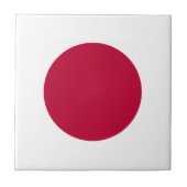 Flagge Japans - 日 章 旗 - 日 の 丸 - 日本 Fliese (Vorderseite)