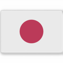 Flagge Japans Aufkleber