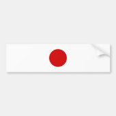 Flagge Japans Autoaufkleber (Vorne)