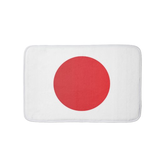 Flagge Japans Badematte (Vorderseite)