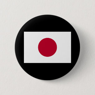 Flagge Japans Button