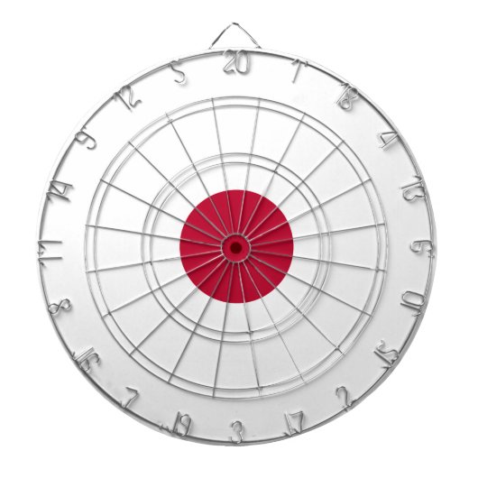 Flagge Japans Dartscheibe (vorne)