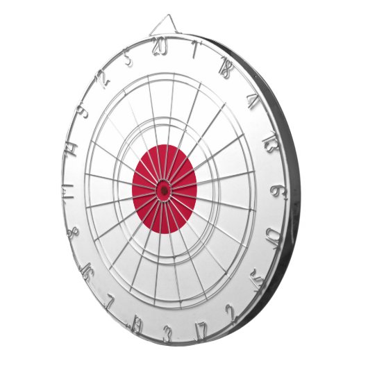 Flagge Japans Dartscheibe (Vorderseite rechts)