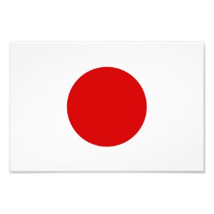 Flagge Japans Fotodruck