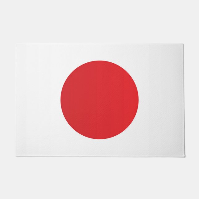 Flagge Japans Fußmatte (Vorderseite)