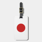 Flagge Japans Gepäckanhänger (Vorderseite vertikal)