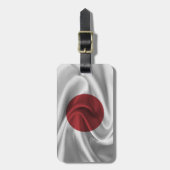 Flagge Japans Gepäckanhänger (Vorderseite vertikal)