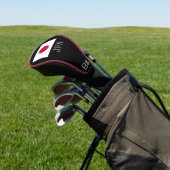 Flagge Japans Golf Headcover (In SItu)