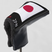 Flagge Japans Golf Headcover (3/4 Vorderseite)