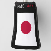 Flagge Japans Golf Headcover (Rotieren 90)