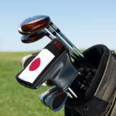 Flagge Japans Golf Headcover (In Situ)