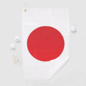 Flagge Japans Golfhandtuch (Insitu)
