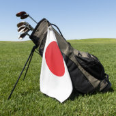 Flagge Japans Golfhandtuch (Gras)