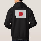 Flagge Japans Hoodie (Rückseite)
