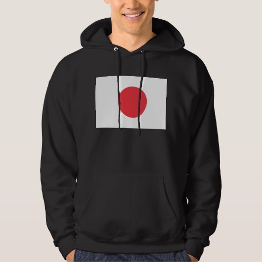 Flagge Japans Hoodie (Vorderseite)