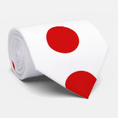 Flagge Japans Krawatte (Gerollt)