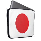 Flagge Japans Laptopschutzhülle (Vorne Rechts)