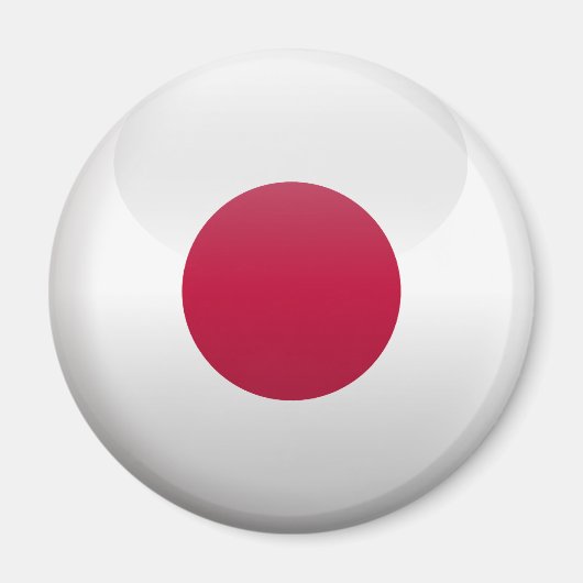 Flagge Japans Magnet (Vorne)