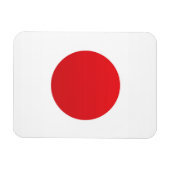 Flagge Japans Magnet (Horizontal)