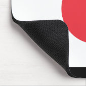 Flagge Japans Mousepad (Ecke)
