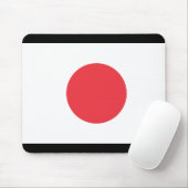 Flagge Japans Mousepad (Mit Mouse)