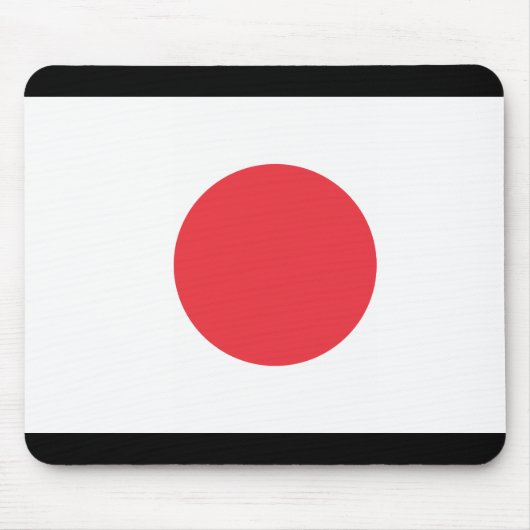 Flagge Japans Mousepad (Vorne)