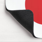 Flagge Japans Mousepad (Ecke)