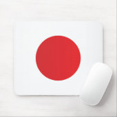 Flagge Japans Mousepad (Mit Mouse)