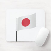 Flagge Japans Mousepad (Mit Mouse)