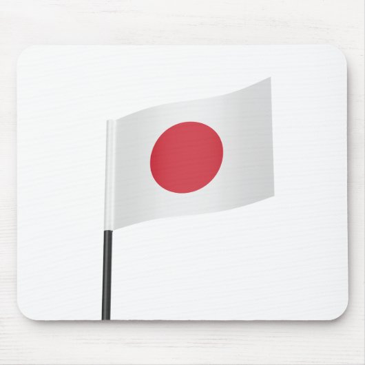 Flagge Japans Mousepad (Vorne)