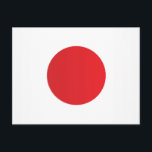 Flagge Japans Postkarte<br><div class="desc">Flagge Japans</div>