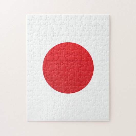Flagge Japans Puzzle (Vertikal)