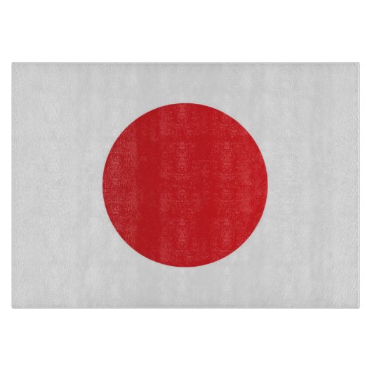 Flagge Japans Schneidebrett (Vorderseite)