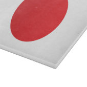 Flagge Japans Schneidebrett (Ecke)