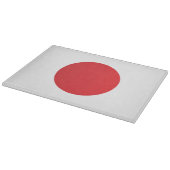 Flagge Japans Schneidebrett (Ecke)