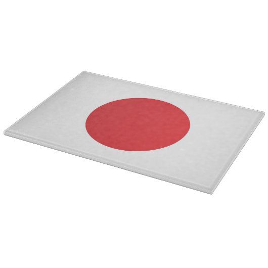 Flagge Japans Schneidebrett (Ecke)