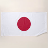 Flagge Japans Strandtuch (Vorderseite)