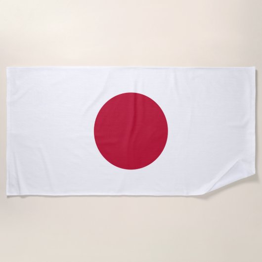 Flagge Japans Strandtuch (Vorderseite)
