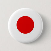 Flagge Japans Sun Button (Vorderseite)