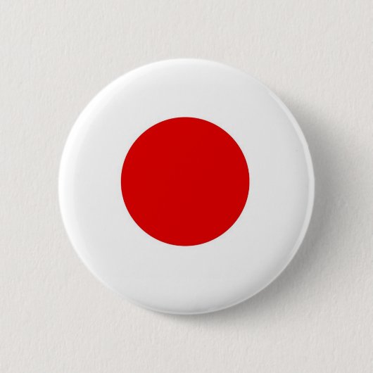 Flagge Japans Sun Button (Vorderseite)
