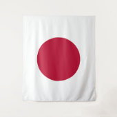 Flagge Japans Wandteppich (Vorderseite)